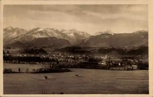 Ak Sonthofen im Oberallgäu Schwaben, Panorama