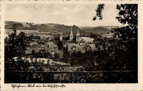 Ak Schlüchtern in Hessen, Blick von der Bahnhofstraße