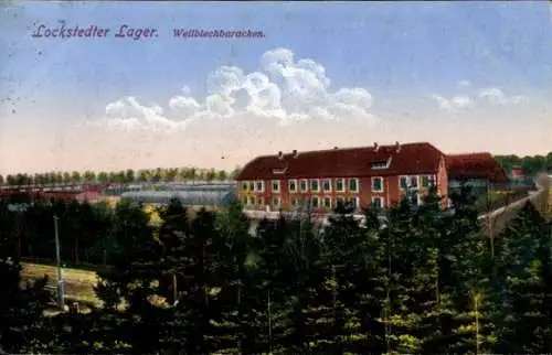 Ak Lockstedt in Holstein, Lockstedter Lager, Wellblechbaracken