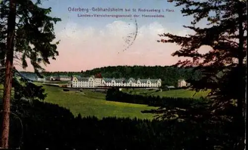 Ak Oderberg Braunlage im Oberharz, Gebhardsheim bei St. Andreasberg