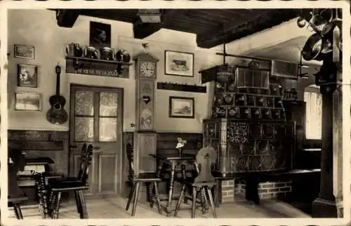 Ak Spaar Meißen in Sachsen, Blick ins Bauernhäusl