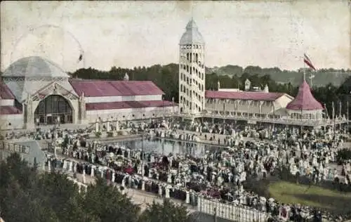 Ak Görlitz in der Lausitz, Gewerbeausstellung 1905, Rosen Korso