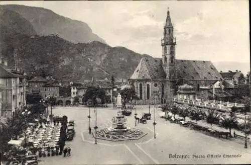 Ak Bozen Bolzano Südtirol, Piazza Vittorio Emanuele