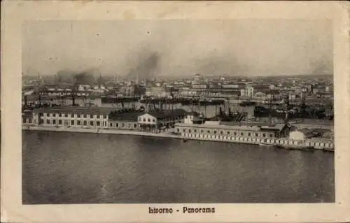 Ak Livorno Toscana, Panorama