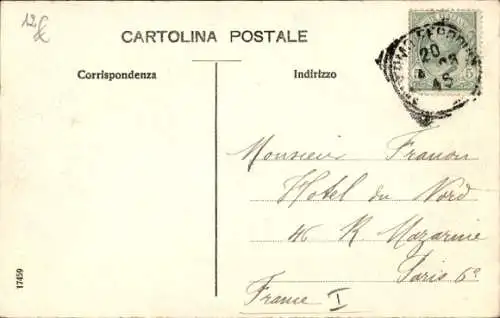 Ak Palermo Sizilien, Blick auf den Hafen