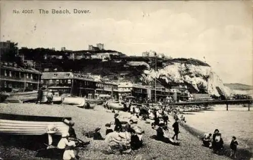 Ak Dover Kent England, Strand