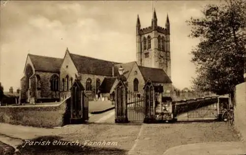 Ak Farnham Surrey England, Pfarrkirche