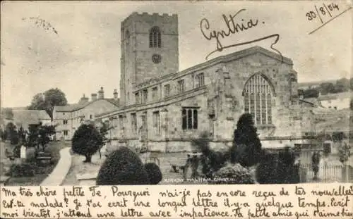 Ak Kirkby Malham North Yorkshire, Kirche