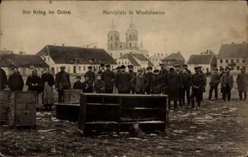 Ak Vladislavovas Władysławów Wladislawow Kudirkos Naumiestis Schirwindt-Neustadt Litauen, Markt