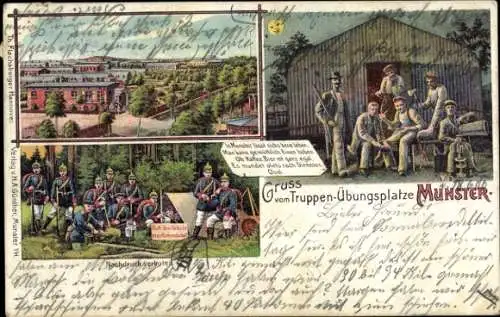 Litho Munster im Heidekreis, Truppenübungsplatz Munsterlager