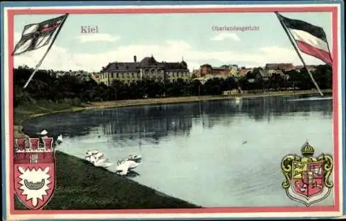 Wappen Ak Kiel in Schleswig Holstein, Oberlandesgericht