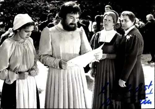 Ak Schauspieler, Autogramm, Filmszene