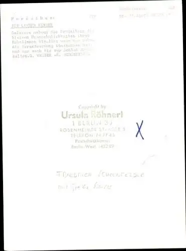 Ak Schauspielerin Grete Weiser, Schauspieler Friedrich Schoenfelder, Autogramm, Filmszene