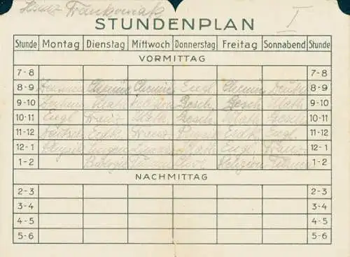 Stundenplan Westindische Bananen, Goldgelb - das Beste für Kinder