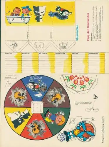 Stundenplan Fang den Schmutzfink, Zum Basteln