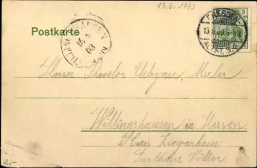 Ak Dresden Neustadt, Hauptstraße