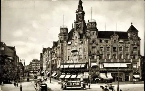 Ak Dresden Altstadt Seevorstadt, Pragerstraße, Straßenbahn