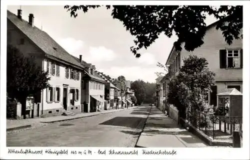 Ak Königsfeld im Schwarzwald Baden, Friedrichstraße