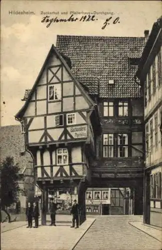 Ak Hildesheim, Zuckerhut, Pfeilerhaus Durchgang