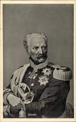 Ak Gebhard Leberecht von Blücher, Preußischer Generalfeldmarschall