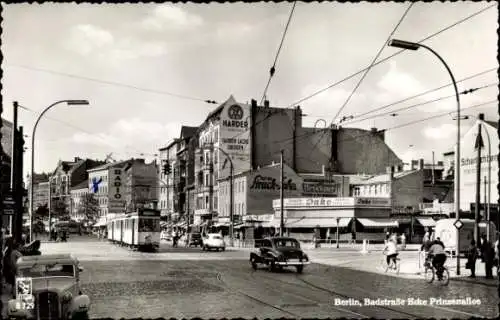 Ak Berlin Mitte, Badstraße, Ecke Prinzenallee