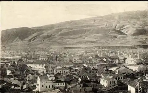Foto Ak Skopje Üsküb Mazedonien, Totalansicht, I WK