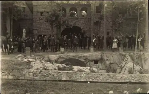 Foto Ak Offenbach am Main, 400 Jahrfeier Reichstag Worms 1921, Theaterszene