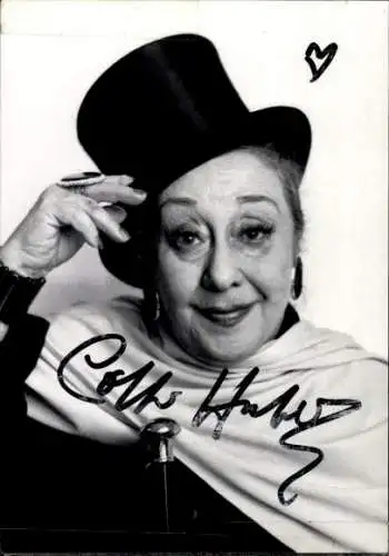 Ak Schauspielerin und Sängerin Lotti Huber, Portrait, Autogramm