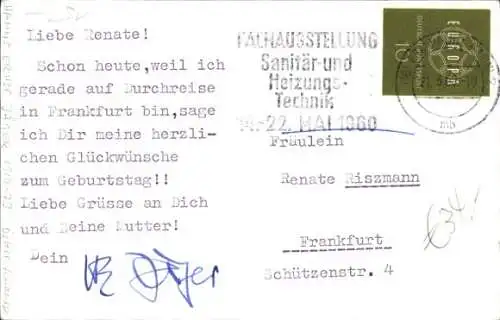 Ak Schauspieler Hanns Ernst Jäger, Strafbataillon 999, Autogramm