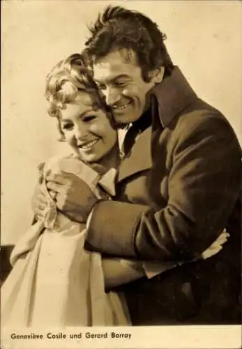 Ak Schauspielerin Geneviève Casile, Gerard Barray, Portrait, Der Tiger der sieben Meere