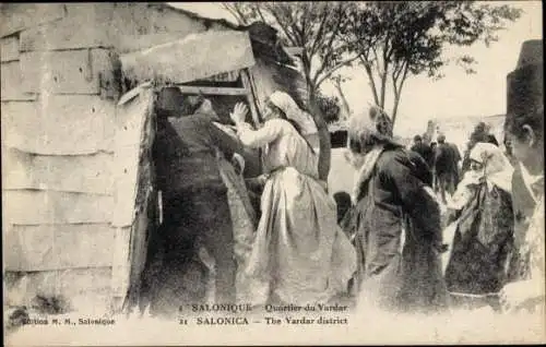 Ak Saloniki Thessaloniki Griechenland, Bezirk Vadar