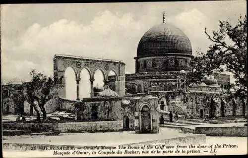 Ak Jerusalem, Blcik auf die Moschee