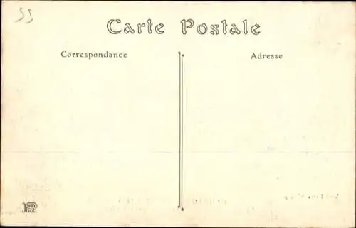 Ak En Argonne, von unseren Soldaten erbautes Dorf, I WK