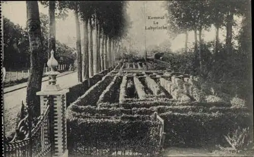 Ak Kemmel Heuvelland Westflandern, Labyrinth