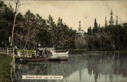 Ak Buenos Aires Argentinien, Lago de Palermo