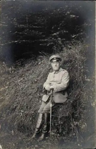 Foto Ak Deutscher Soldat in Uniform, Portrait