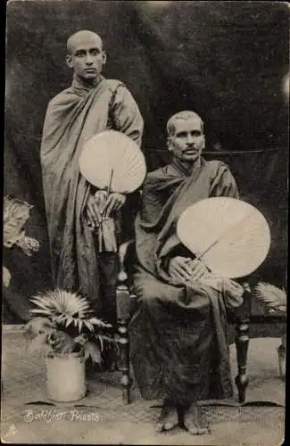 Ak Colombo Ceylon Sri Lanka, Buddhistische Priester