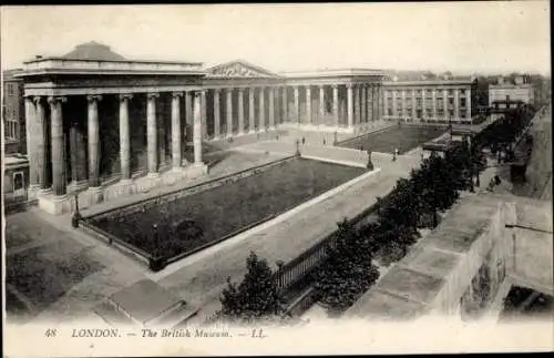 Ak London City England, British Museum