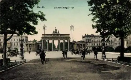 Ak Berlin Mitte, Brandenburger Tor