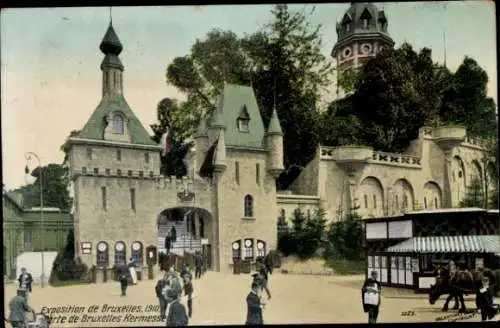 Ak Brüssel, Weltausstellung 1910, Porte de Kermesse