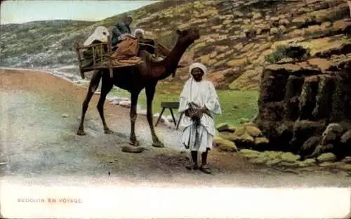 Ak Ägypten, Beduinen mit Kamel
