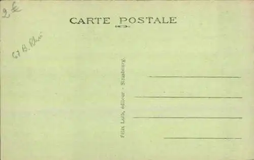 Ak Straßburg Elsass Bas Rhin, Rheinpalast