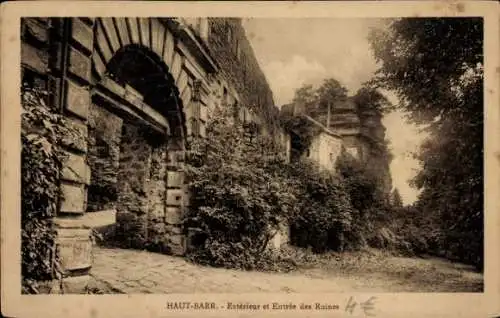 Ak Saverne Zabern Elsass Bas Rhin, Château du Haut-Barr, Burg Hohbarr