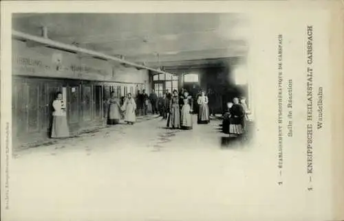 Ak Carspach Karspach Elsass Haut Rhin, Kneippsche Heilanstalt, Wandelbahn