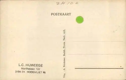 Ak Pernis Rotterdam Südholland Niederlande, Ned. Herv. Kerk