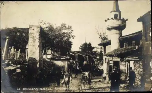 Ak Konstantinopel Istanbul Türkei, altes Stadtviertel, Basar