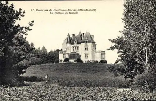 Ak Plestin les Grèves Côtes d’Amor, Château de Kerallie