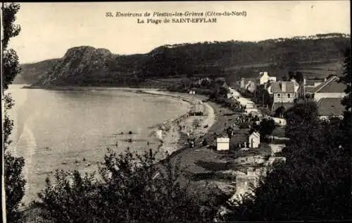 Ak Plestin les Grèves Côtes d’Armor, La Plage de Saint Efflam