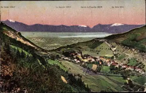 Ak Salève Haute Savoie, Monastier, Genf, Jura und See