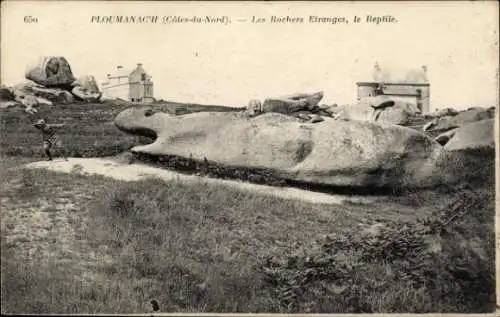 Ak Ploumanac'h Côtes-d’Armor, Les Rochers Etranges, le Reptile